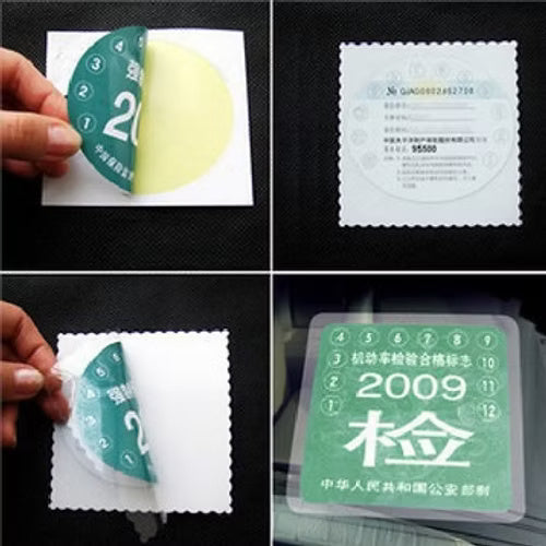 6 Pcs Car Windshield Sticker Protector