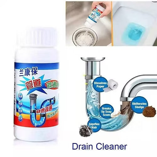 Sink & Drain Cleaner Chemical Powder
