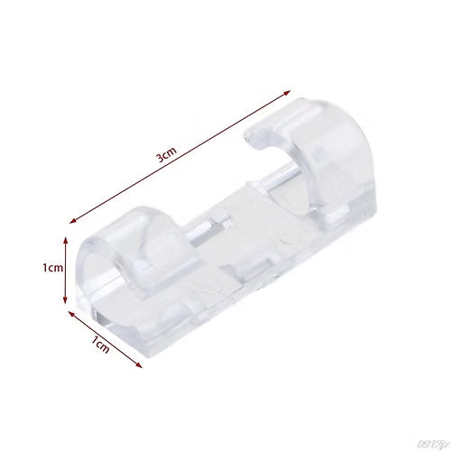 20 Pcs Cord Wire Cable Plastic Clips (Random)