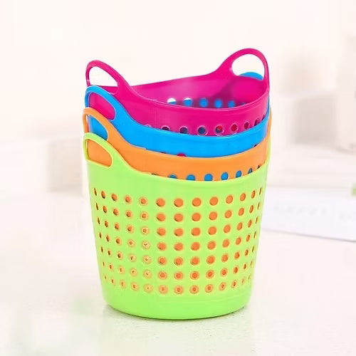 2 Pcs Mini Desktop Storage Basket (Random Color)