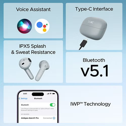 Boat Airdopes Atom 81 Pro (New)