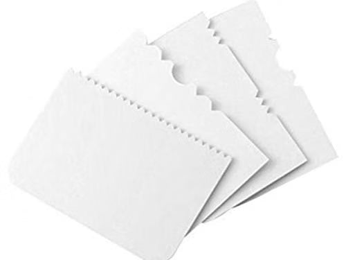 4 Pcs Decorating Cake Side Scraper