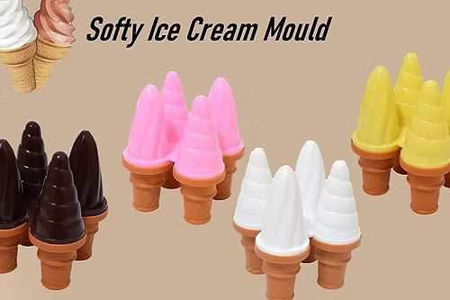 4 Cavity Softy Kulfi Maker (Random Colour)