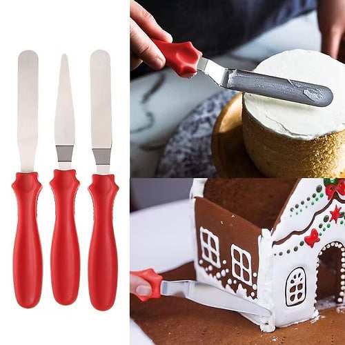 3 Pcs Icing Knife Spatula Set
