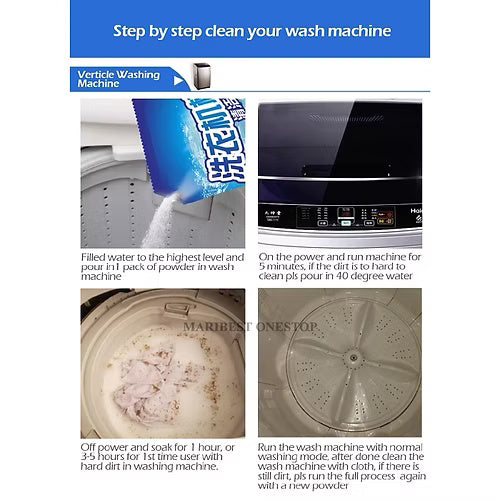 Washing Machine Drum Cleaner Powder 450 gms