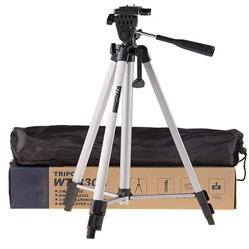 330 A Professional Lightweight Aluminium Portable Tripod Stand 3 Way Head