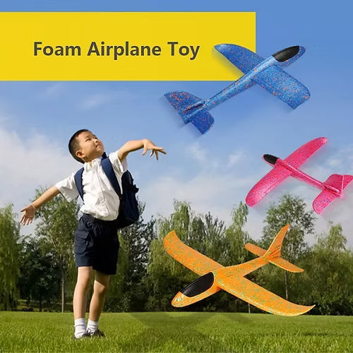 Foam Throwing Airplane Toy