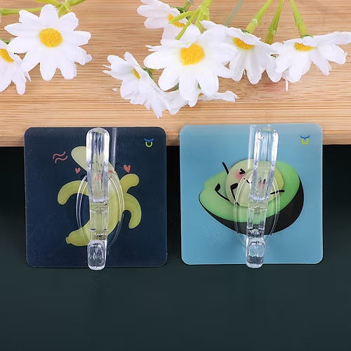 Animal Print Plastic Hook (Pack of 5)