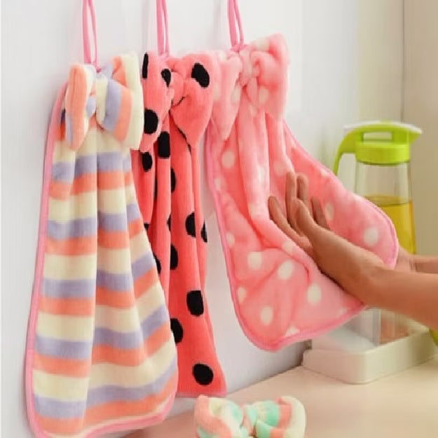 Bow Hand Towel (Pack Of 2)