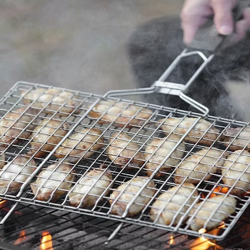 BBQ Grill Net Basket Large