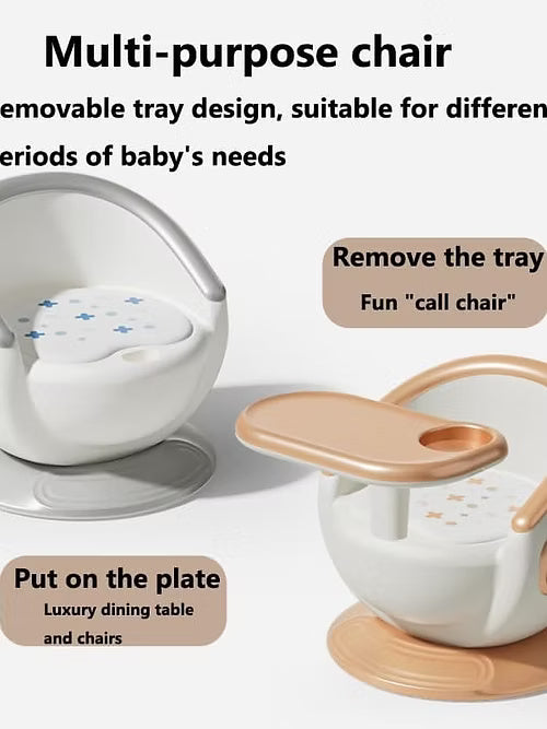 Baby Dining Chair,Portable Baby Mini High Chair with Funny Sound,Toddler Feeding