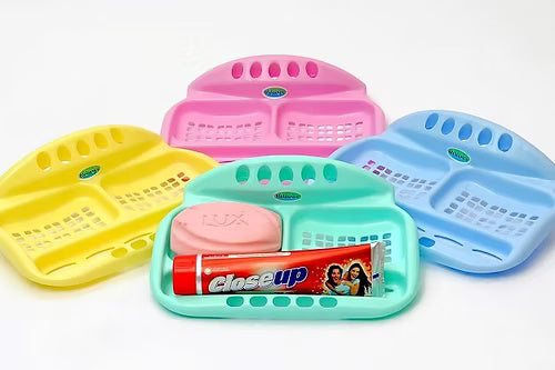 Anchor Multipurpose Bathroom Stand (Random Colour)