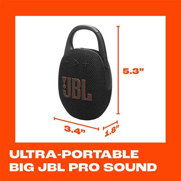 JBL Clip 5 Portable Bluetooth Speaker