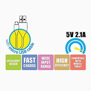 ZEBRONICS Zeb-MA5211 CHARGER(BLACK)