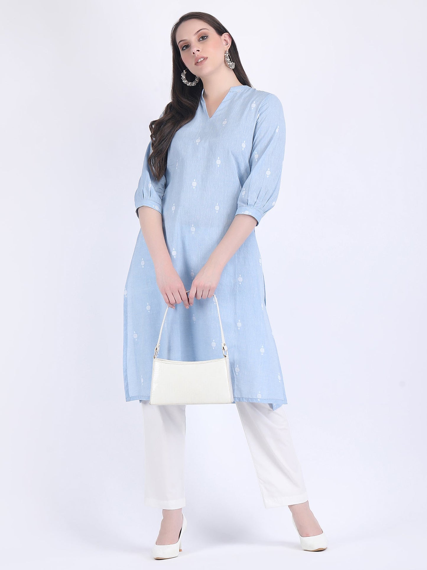 JAMDANI COTTON COMFORT WEAR KURTA SET