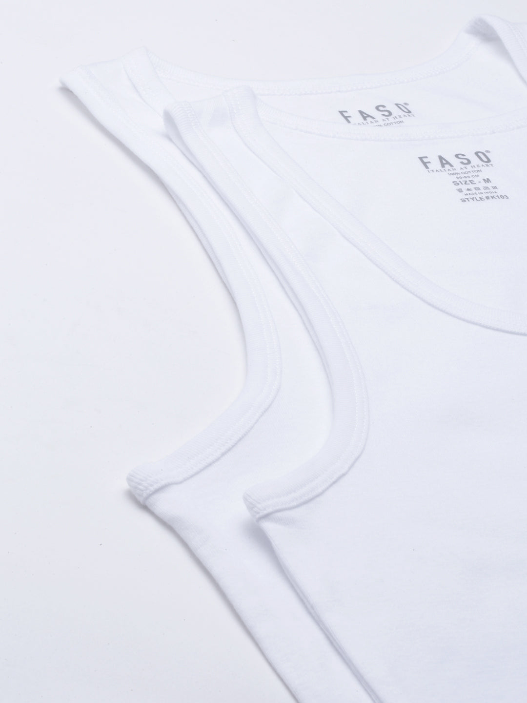 Suburbans Perfect fit Cotton Vest (Pack of 2)