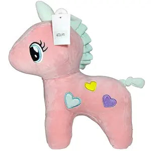 Toy Castle Unicorn Teddy Bear Plush Animal Soft Toy - Unique Design and Pattern | Made in India (Pink) (Baby Pink)