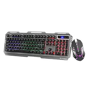 Zebronics Zeb-Transformer Gaming Keyboard and Mouse Combo (White)