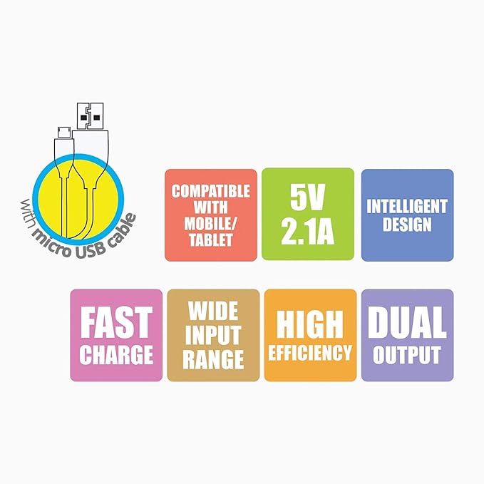 ZEBRONICS Zeb-MA5211 CHARGER(WHITE)