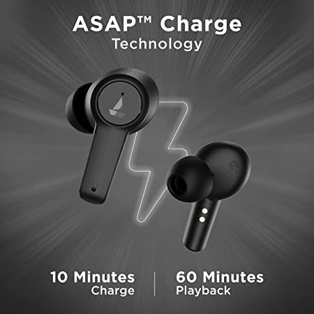 (Open Box) boAt Airdopes 413ANC True Wireless in Ear Earbuds with Hybrid ANC (Carbon Black)