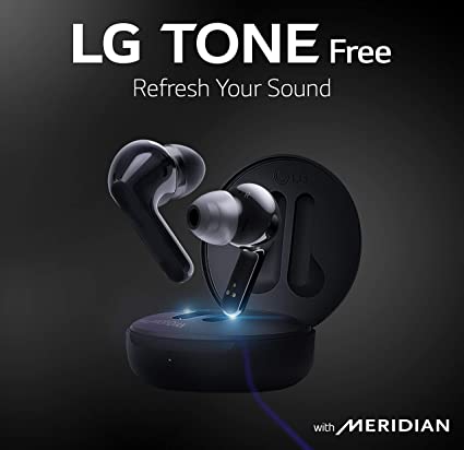 (Open Box) LG Tone Free HBS-FN4 Bluetooth Truly Wireless in Ear Earbuds with Mic (Black)
