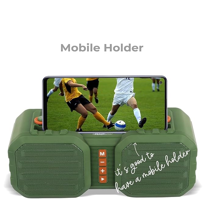 ZEBRONICS Zeb-SOUND FEAST 50 (GREEN) -PORTABLE BT SPEAKER