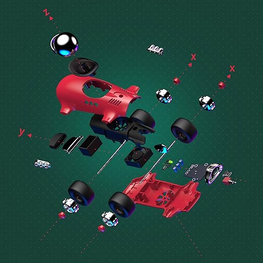 INEBIZ F1-MAX Car Air Freshener Anion Aromatherapy Diffuser (Red1)