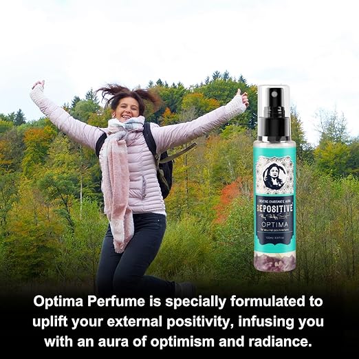 BEPOSITIVE Relive,Budham,Calmz,Optima For Men & Women, Long Lasting Perfume, Infused with crystals, Enhance Auras, Embrace Harmony (100 ml) Pack of 4
