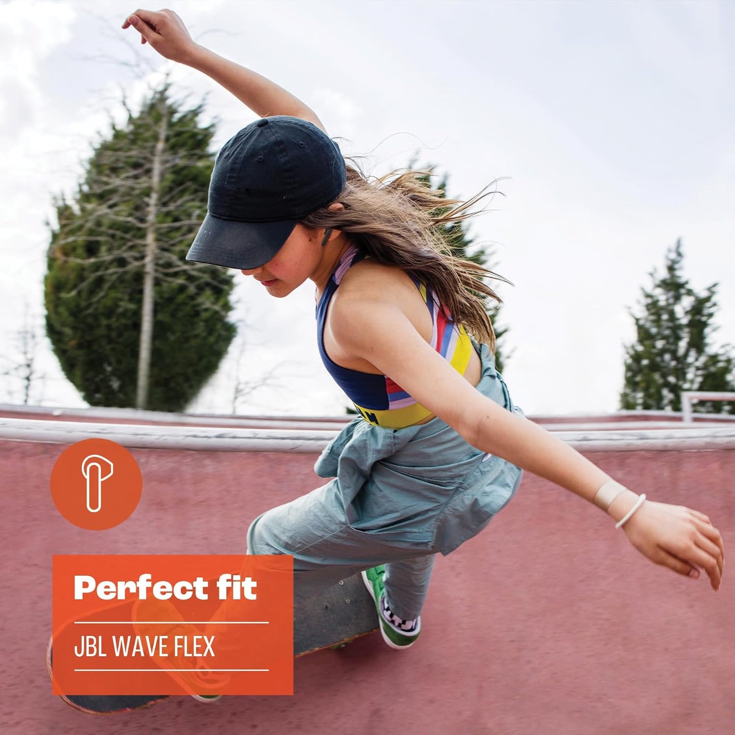 JBL Newly Launched Wave Flex in-Ear Wireless Earbuds TWS with Mic,App for Custom Extra Bass EQ, 32Hrs Battery, Quick Charge