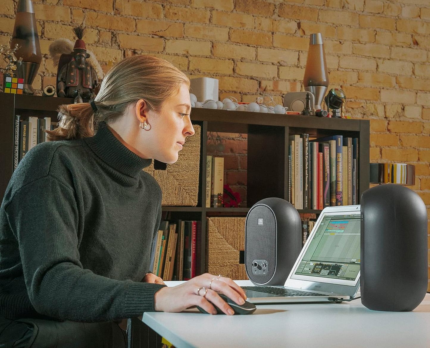 JBL Professional 104-BT Compact Desktop Reference Woofer Monitors