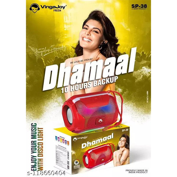 VINGAJOY SP-38 Wireless Speaker 10 Hrs Backup