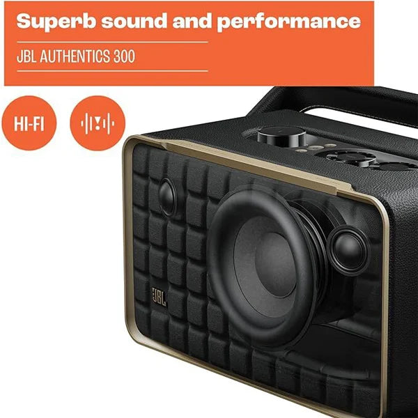 JBL Authentics 300 Retro Style Bluetooth Speaker