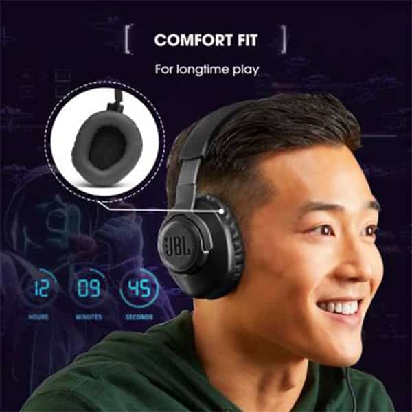 JBL Quantum 100 Wired Over-Ear Gaming Headset With Mic