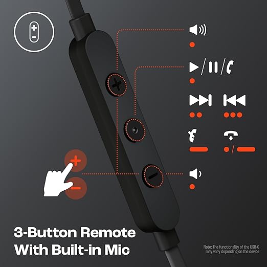 JBL Tune 310C Usb-C In-Ear Earphones