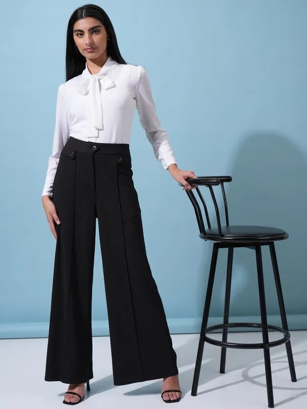 Suburbans  Women White Solid Casual Shirts
