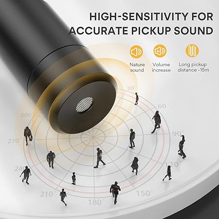 MAONO AU-100 Auxiliary Omnidirectional Lavalier Clip On Collar Microphone