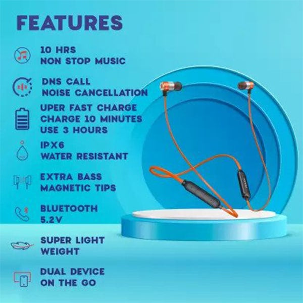 MAXX NX4 Bluetooth Wireless Neckband