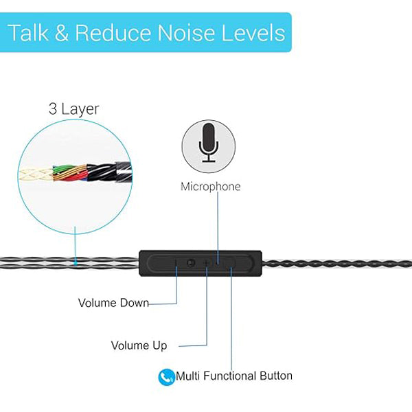 Portronics Conch Gama in-Ear Wired Earphone
