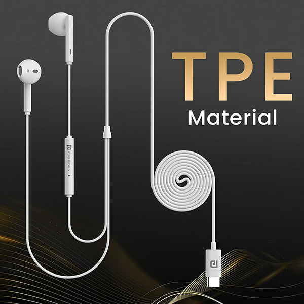 Portronics Conch Theta C in Ear Type C Wired Earphones