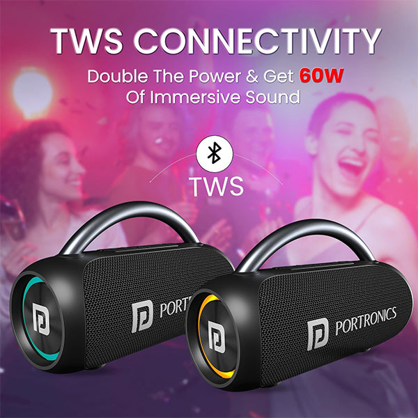 Portronics Radiant 30W Wireless Bluetooth Portable Speaker