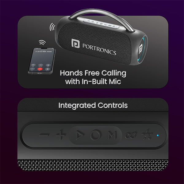 Portronics Radiant 30W Wireless Bluetooth Portable Speaker