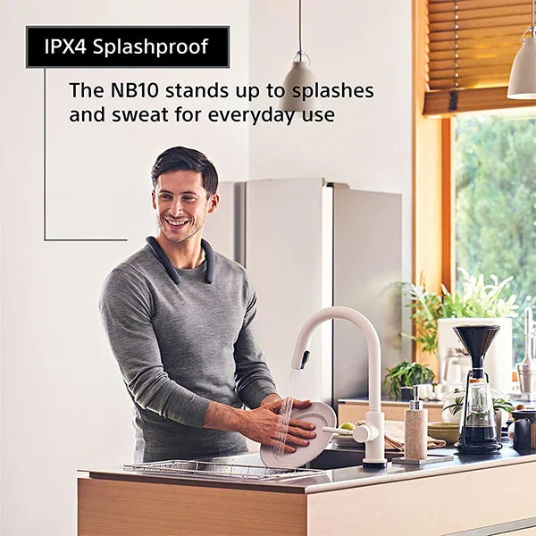 Sony SRS-NB10 Wireless Neckband & Bluetooth Speaker with Built-in mic