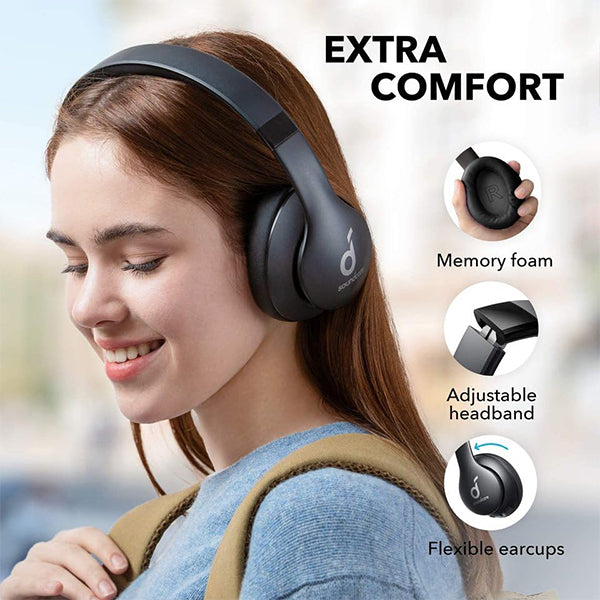 Soundcore By Anker Q10 Bluetooth Wireless On-Ear Foldable Headphones