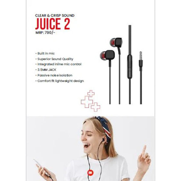 Swiss Military Audio Juice 2 Earphone