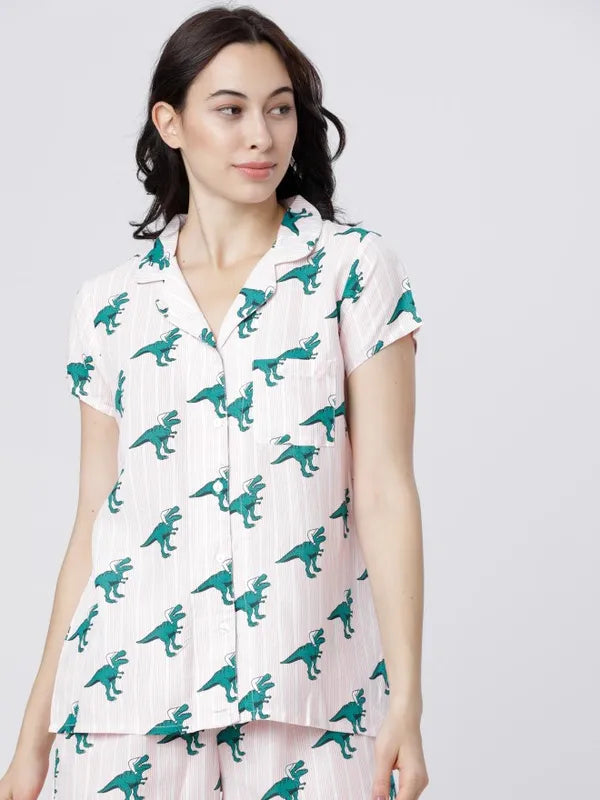 Suburbans  Printed Lounge Shirts