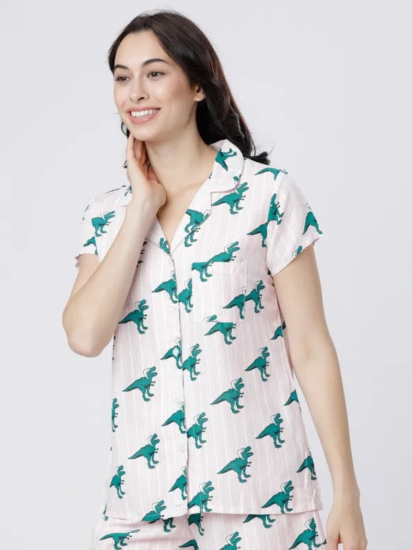 Suburbans  Printed Lounge Shirts