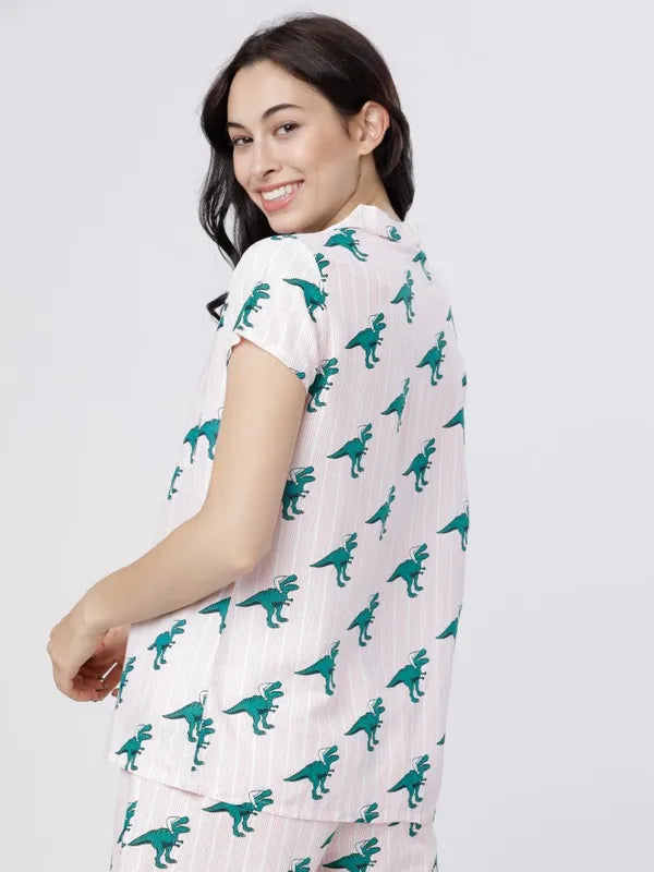 Suburbans  Printed Lounge Shirts