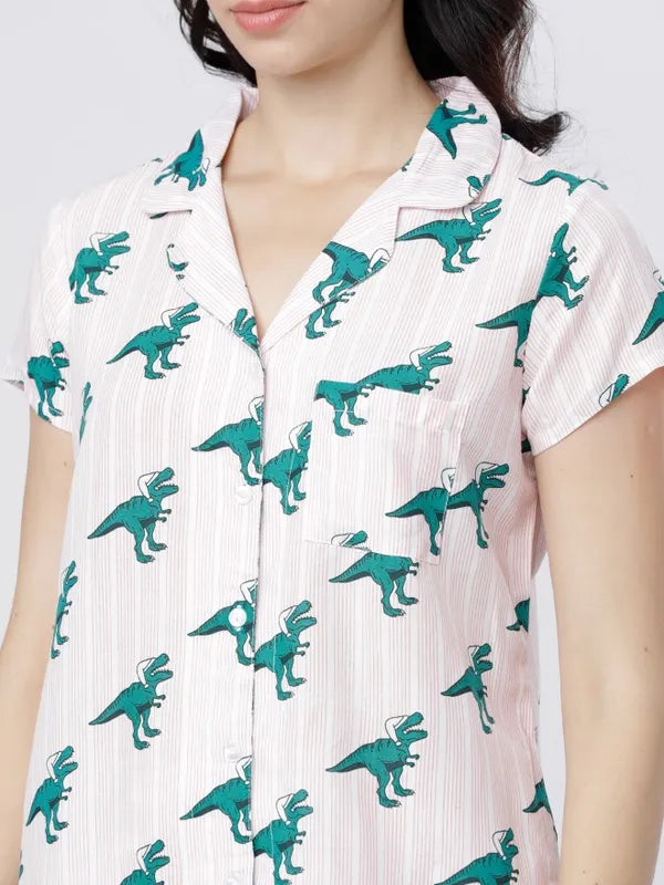 Suburbans  Printed Lounge Shirts
