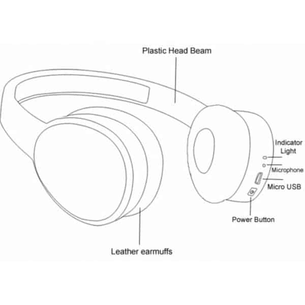Ubon HP-60 Bluetooth Headset with Mic