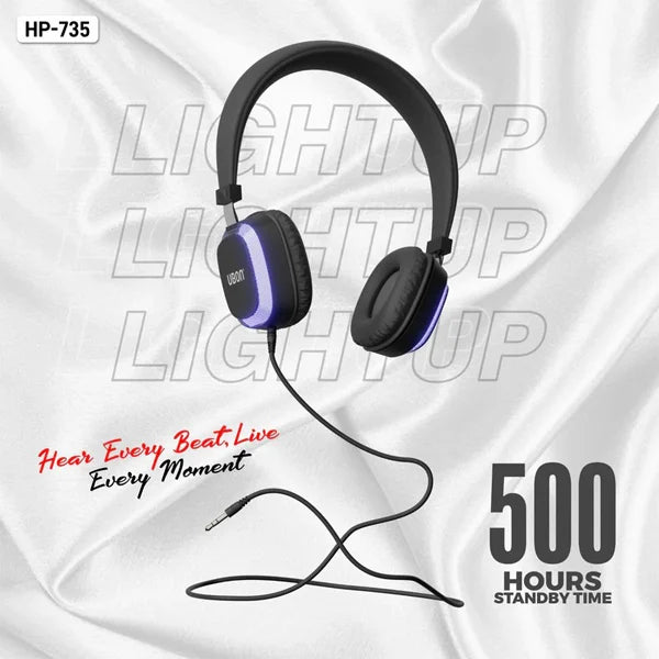 Ubon HP-735 Light UP Series Headphones